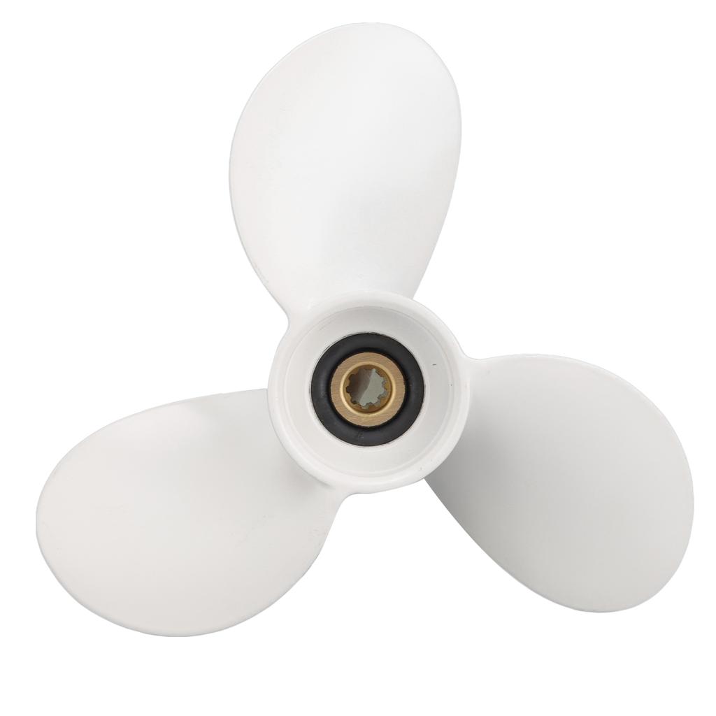 3-Blatt Aluminiumlegierung Propeller Ersatz Außenbordmotor Propeller für 4 5 6 8 PS Takt