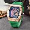 New Dragon Tiger Pattern Lassa Quartz Watch Men's Three-Pin Fashion Trend Calendar Watch