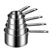 Elegantes Edelstahl-Messbecher-Set Mit Präziser Skala Zum Backen Und Kochen