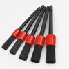 5Pcs Small Detailing Brush Set Soft Multifunctional Car Cleaning Brush Black Portable Automotive Interior Cleaning Tools