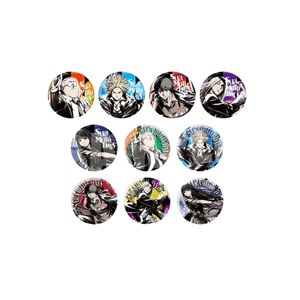 SAKAMOTO DAYS Trading Can Badges Neo Painting Box of 10 ver.