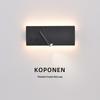 USB Wall Lamp: Modern LED Bedside Reading Light for Living Room, Guest Room, or Hotel