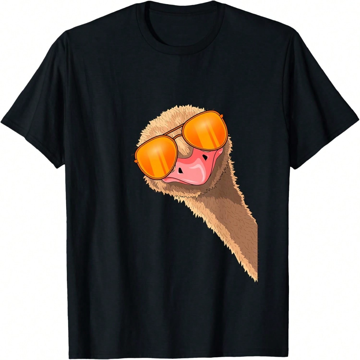 Ostrich Print Landscape - Cute Ostrich T-Shirt S разноцветный