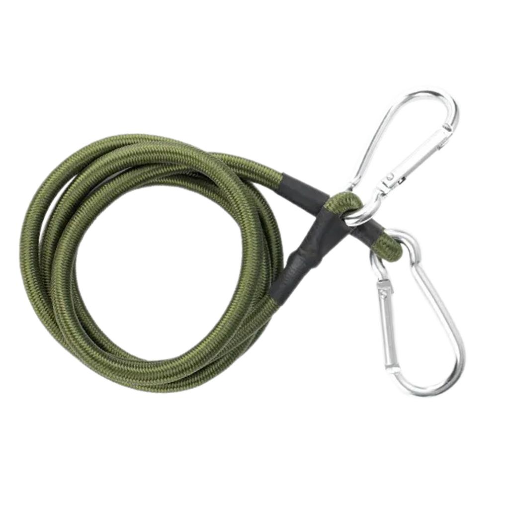 Strong Elastic Bungee Straps Elastic Tie Strap String with Carabiner Hooks Heavy Duty Bungee Cord Camping Accessories