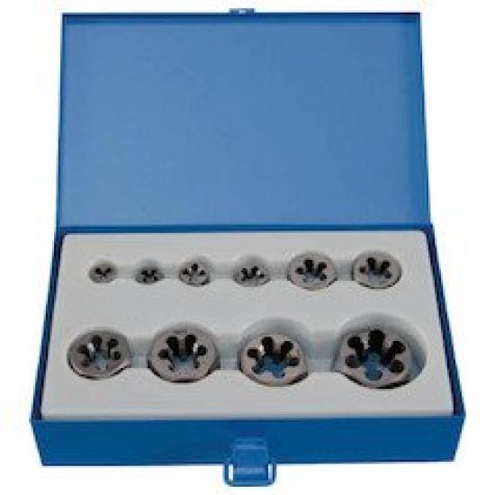 

TRUSCO Hexagon Sarae Nut Die Metric Coarse Thread Set THD-CSET