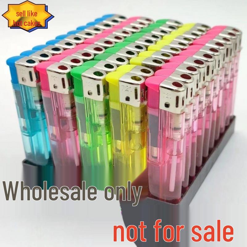 Прочная прозрачная одноразовая кухонная зажигалка