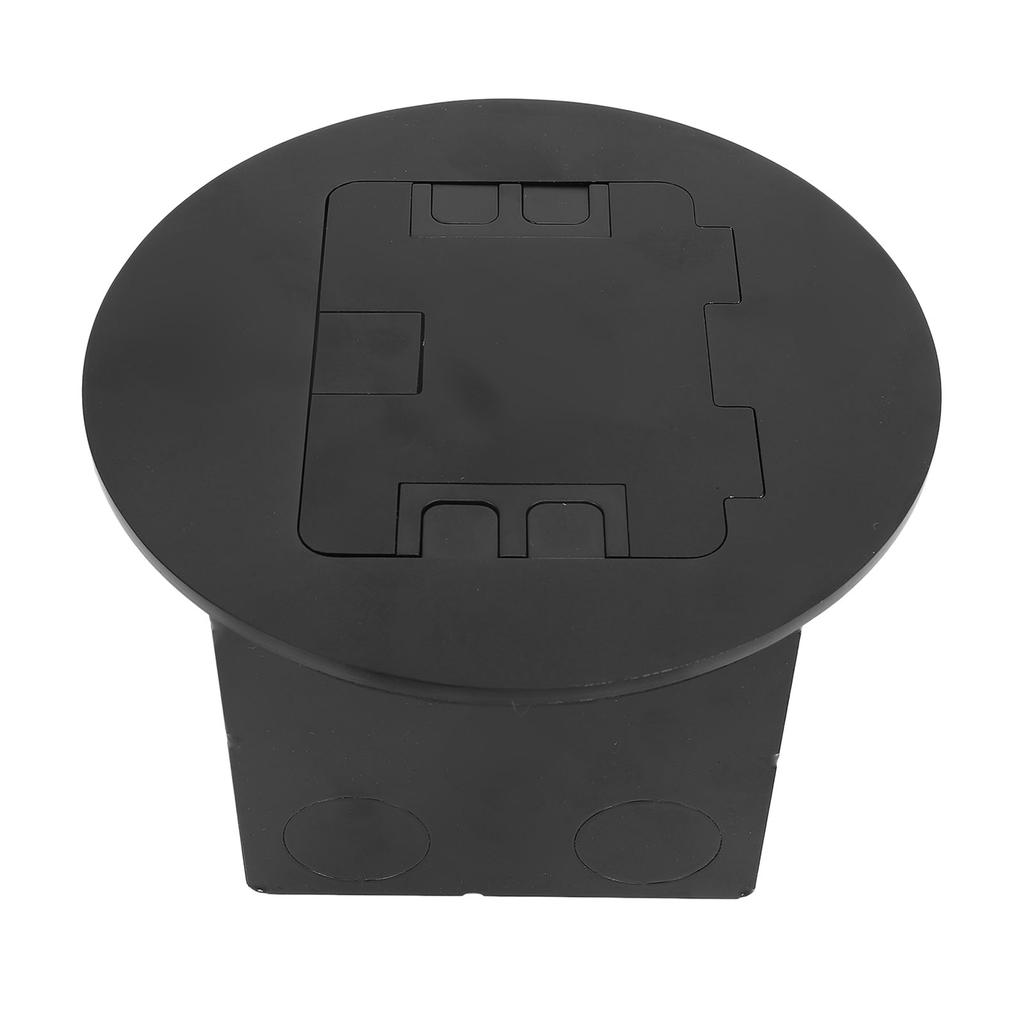 Einbau-Bodensteckdose Wasserdicht Edelstahl Flacher Steckdosensatz 20A 2 3 Löcher 2 USB Rund