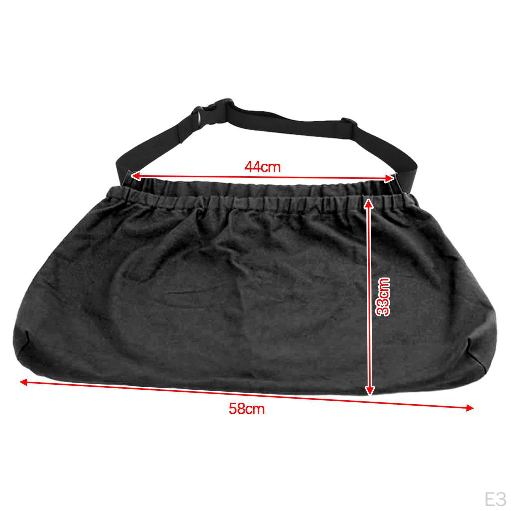 Canvas Harvesting Apron Work Adjustable Storage Pockets Pouch Washable Bag Picking for Collecting