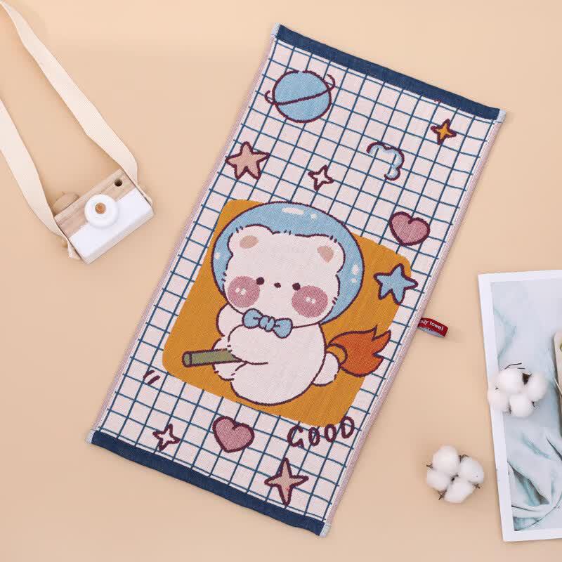 Heyuxie Kids Cartoon Pattern Towel 25x50cm