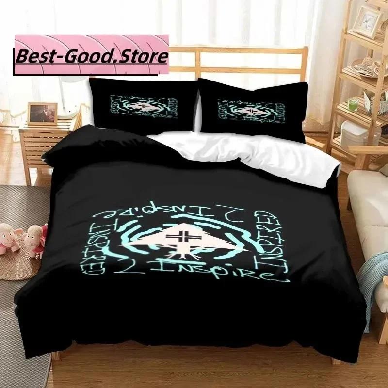3D Clothing Brand LRG Logo Bedding Set Printed Bed Set With Pillowcase Bed Duvet Cover Soft Single Double Queen Super King Size