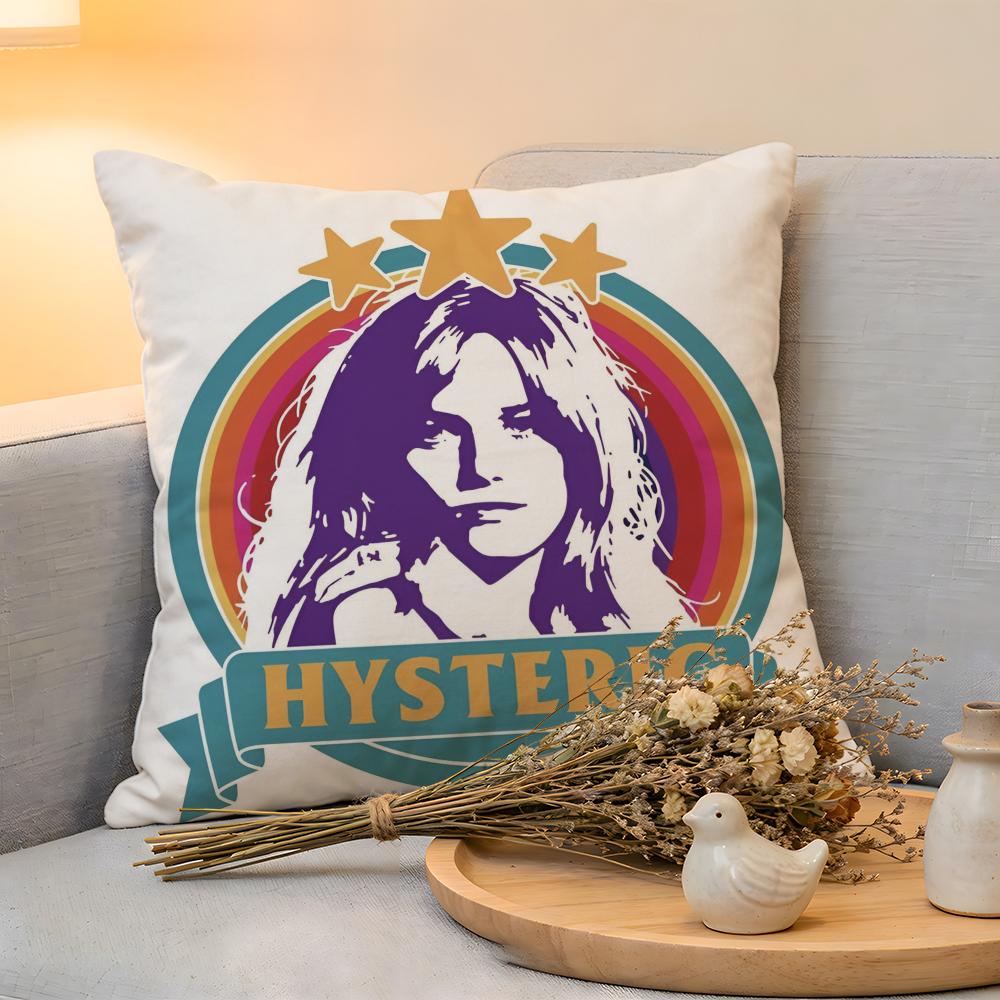 Cushion Cover Linen SkinFriendly Soft Decorative Case For Sofa Home Decor Cool HHysteric Glamour Girl Pillow cover