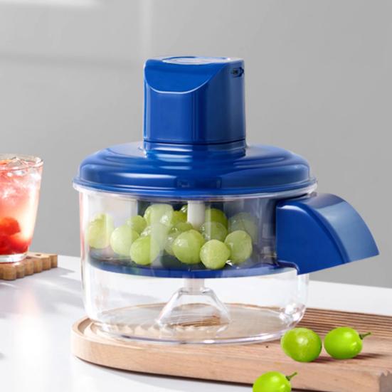 Machine Électrique à Éplucher les Raisins Acier Inoxydable Éplucheur de Cuisine Outil Éplucheur de Peau de Fruits à Haute Vitesse Rechargeable Domestique Commercial Éplucheur pour Cerise