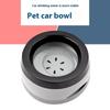 Pet Dog Bowls Floating Not Wetting Mouth Cat Bowl No Spill Drinking Water Feeder Plastic Portable Dog Bowl Support Accessories