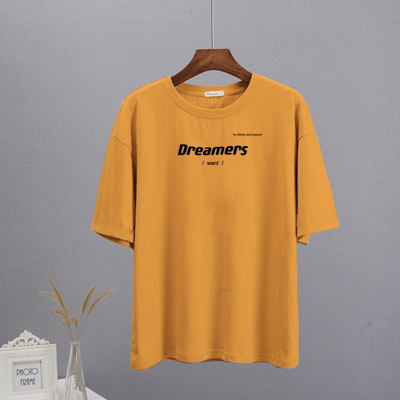 Shellsuning Tricouri supradimensionate cu litere imprimate pentru femei, vară, ocazional, largi, vintage, moale, de bază, haine de cuplu feminin, topuri Harajuku la modă