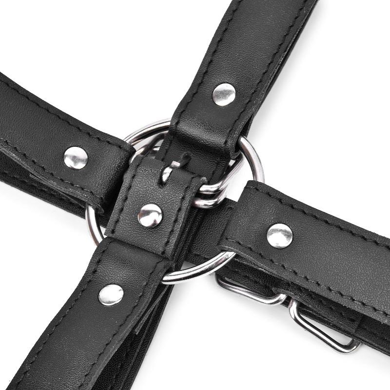 Adjustable  Bondage Kit-Leather Restraint Straps&Corset Belt for Adults | Erotic Sex Game Toy Set for Women & Couples (18+)