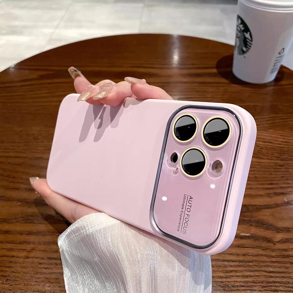 iPhone 17 Pro Max Liquid Silicone Lens Film Case, Full Coverage, Ultra-Thin, Anti-Drop