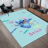 1pc Stitch Pattern Area Rug Soft Flannel Floor Mat for Living Room,Office,Bedroom and Carpet