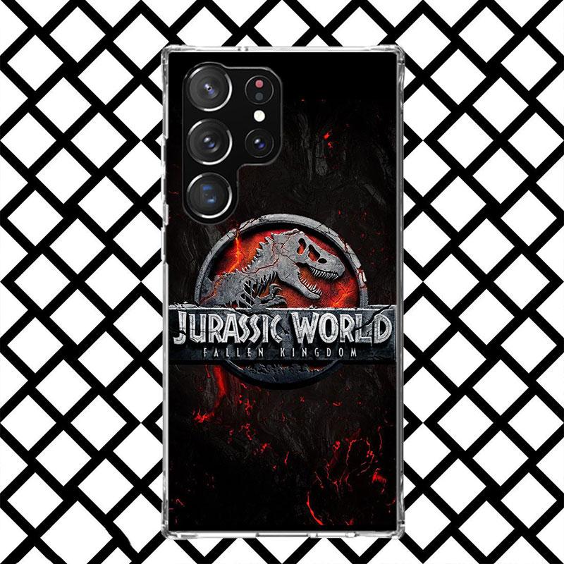 Jurassic Park Dinosaur World Phone Case for Samsung Galaxy S26 S25 Edge S24 S23 Ultra S22 Plus S21 FE S20 + Soft Cover Print Fun