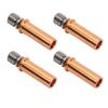 4pcs 3D Printer All Metal Heatbreak Professional Copper Alloy Extruder Throat Tube Replacement for 3D Printer