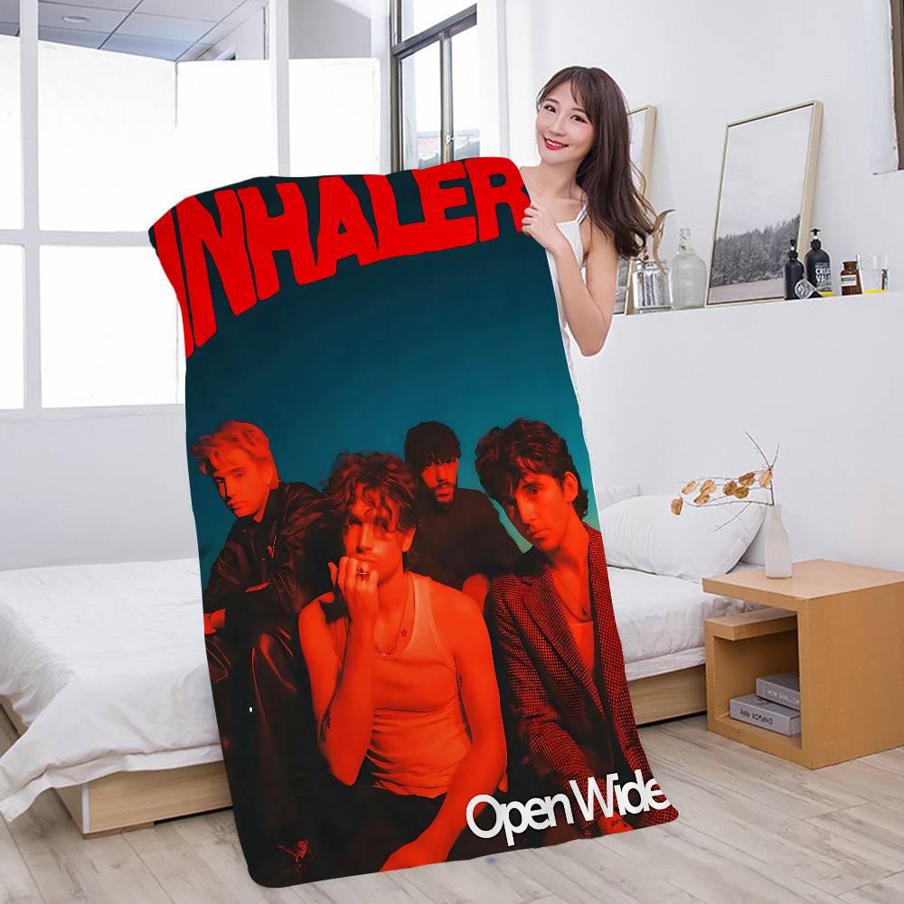 

Irish Rock Band Inhaler Bath Towel Microfiber Soft Water Absorbing Breathable For Girl Kids Decorative Cartoon Beach Towel W30*H60(CM)