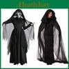 Halloween Kostüm für Damen Zombie Hexe Vampir Geist Braut Outfit Elastischer Stoff S-xxl