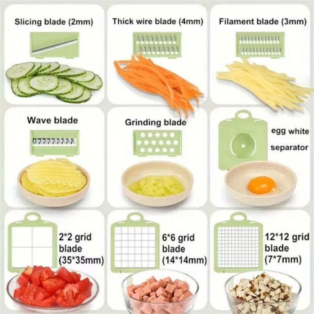 Hand Guard Multifunctional Vegetable Cutter Stainless Steel Kitchen Slicer Food Grater for Potato