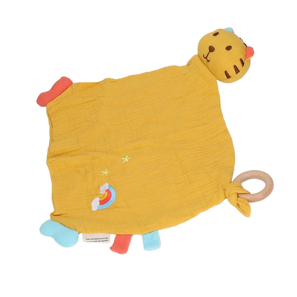 Tkanina Przytulanka Koc Bawełniany Kształt Tygrysa Gryzak Do Gryzienia Uspokajający Emocje Komfort Dziecka