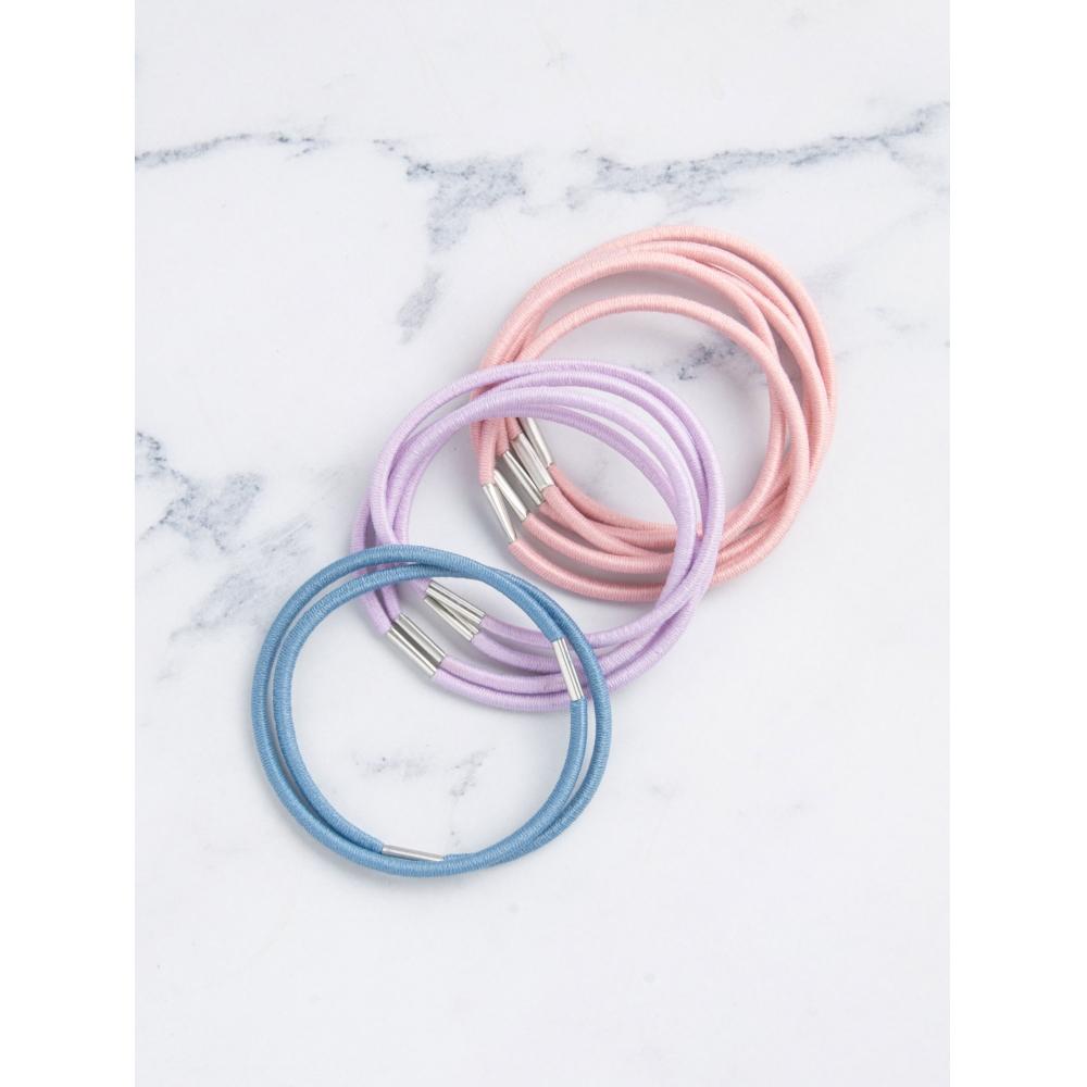 Daiso Dünne Spitzen Haar Gummiband 11er Pack