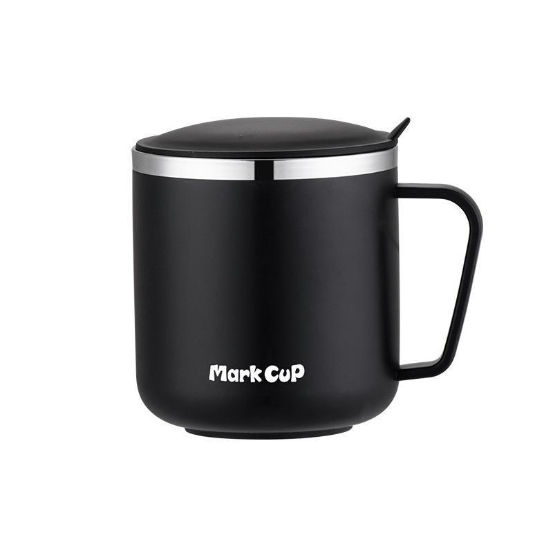 304 Stainless Steel Cup With Lid Women'S Office Water Cup Tea Cup Men'S Coffee Cup Drinking Cup Drinking Water