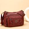 Modische Damen Umhängetasche, Große Kapazität Mehrere Taschen Schultertasche, Stylische Textur Tägliches Rucksack