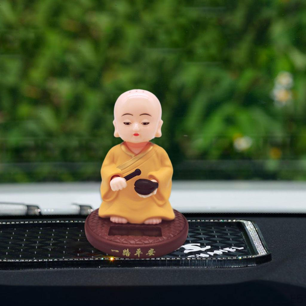 Dancer Figure Toy Shaking Head Ornament Doll Office Desk Decor Miniature Swing Model for Car