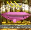 Backpacking Hammock 2 Person Camping Portable Hammock Tent Backpacking Accessories Sun Protection For Indoor Outside Hiking