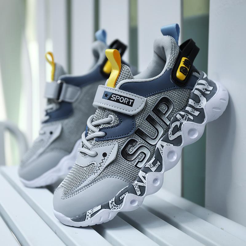 Детская противоскользящая износостойкая модная спортивная обувь — фото 6