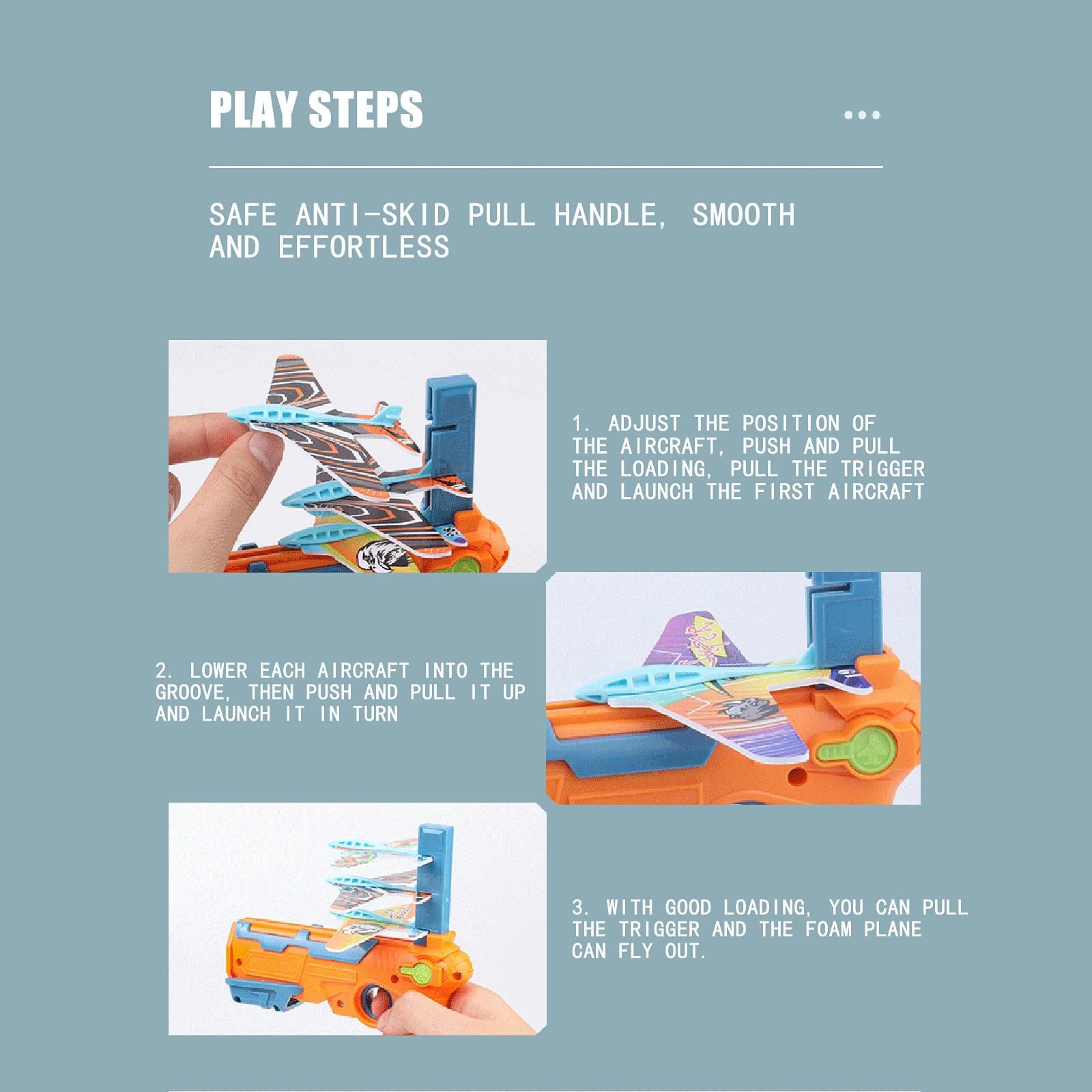 Самолет Пусковая установка Bubble Catapult Самолет Игрушка Самолет Игрушки для детей — фото 13