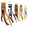 Halloween Outdoor Hanging Decorations: Pumpkin & Ghost Wind Sock Flags