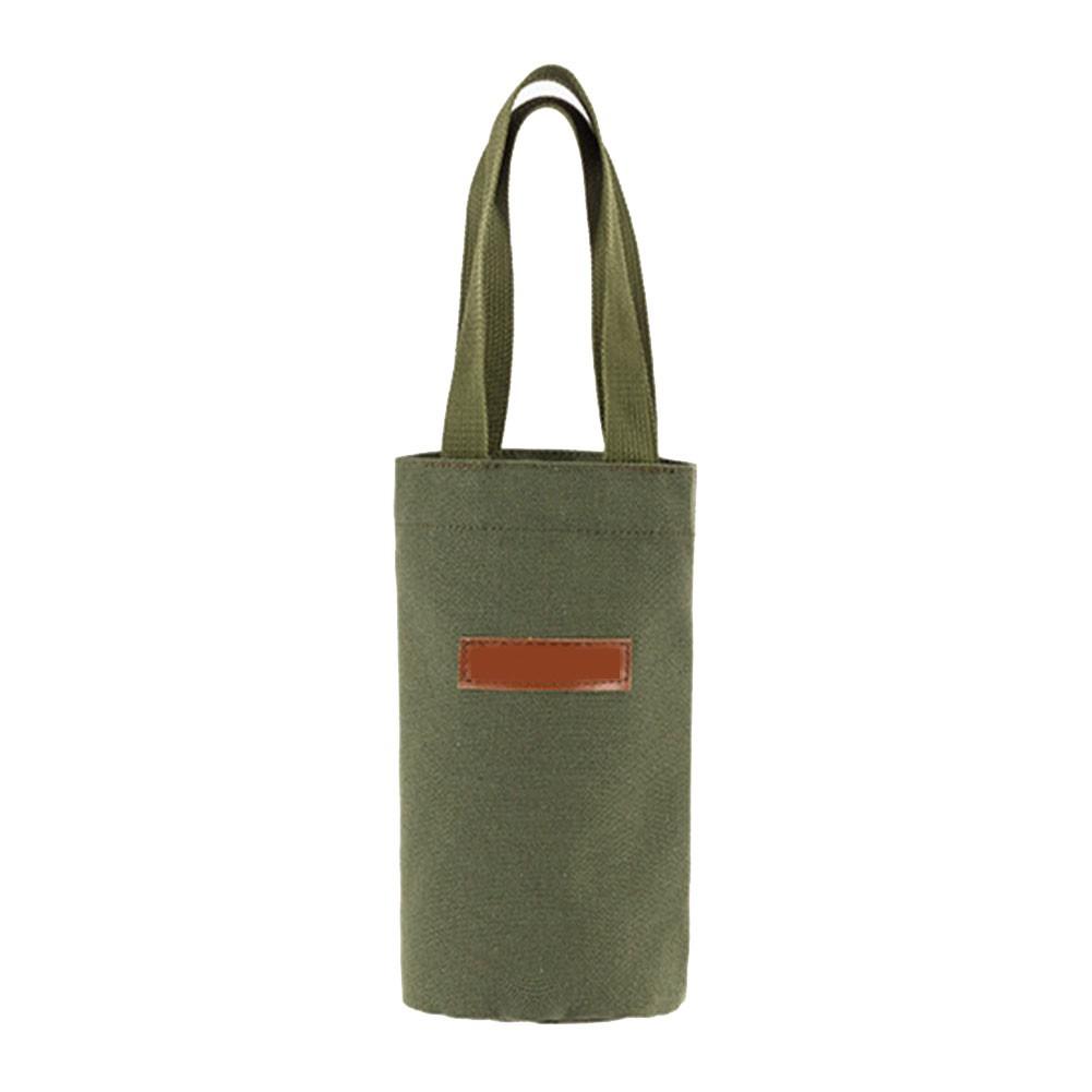 Lightweight Canvas Carry Bag for Water Bottles Insulated Cups Protective Sleeve