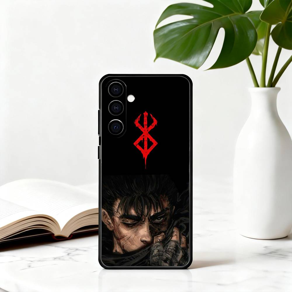 Classic B-Berserk BG G-Guts Phone Case Black Silicone Soft For Samsung Galaxy A73,A72,A71,A70,A53,A52,A51