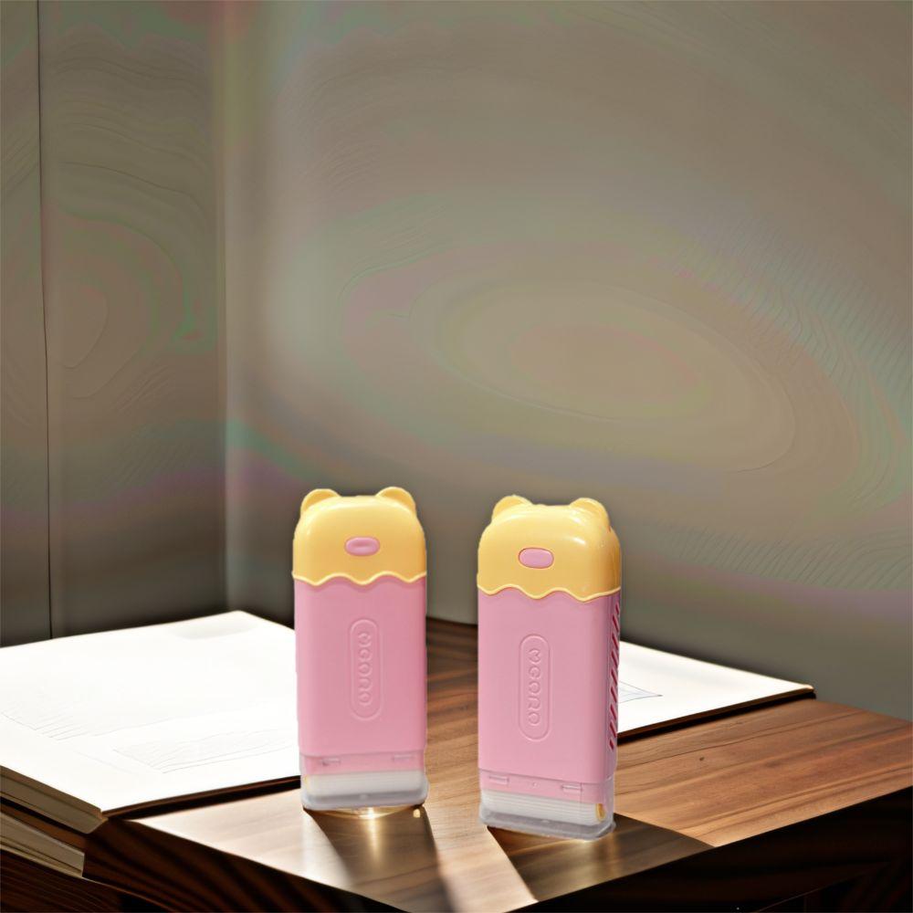 2PCS Plastic Self Foaming Soap Box Waterproof Soap Storage Dish Little Bear Soap Box  Home Use