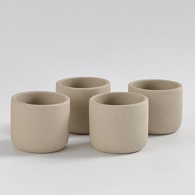 Handgefertigtes Keramik-Teetassen-Set im japanischen Stil