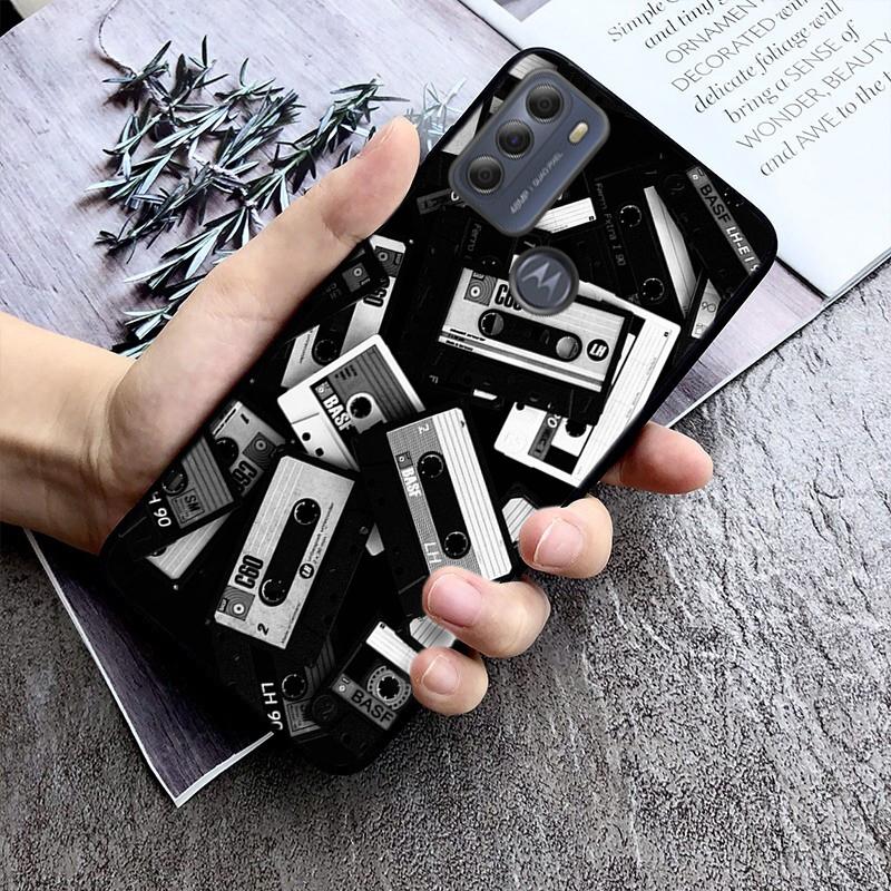 Phone Case For Moto G86 G85 G75 G15 G05 G56 G72 G53 G54 G84 G60 G31 G32 G24 G 5G G Play Retro Cassette Tape