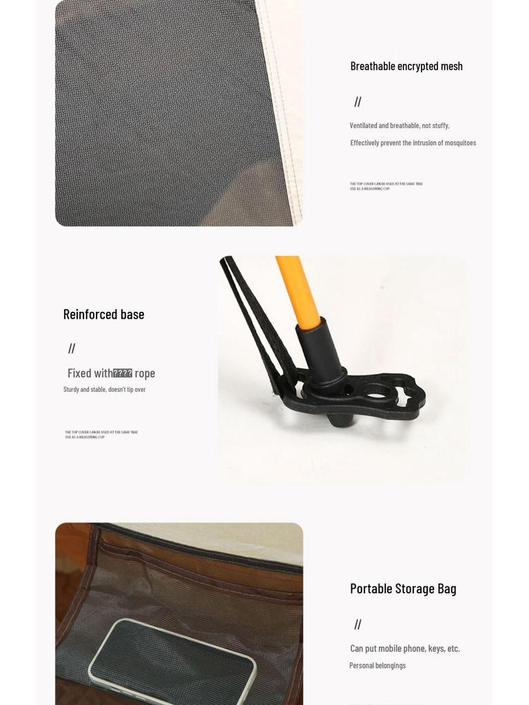 Draagbare Waterdichte Pop-Up Kampeertent met Zonbescherming