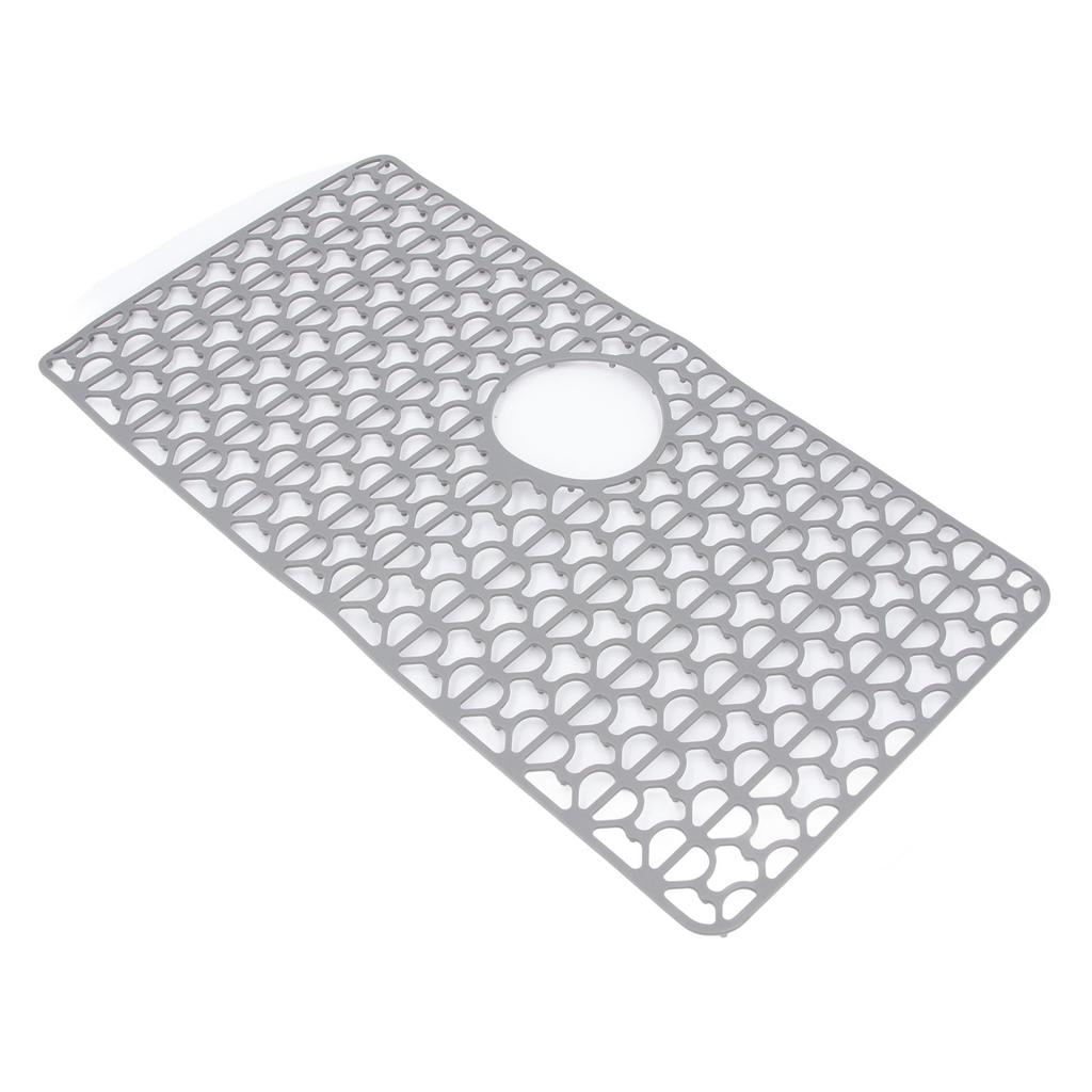 Kitchen Sink Mat Silicone Scratch Resistant Anti Slip Water Proof Reusable Multifunction for Dishes