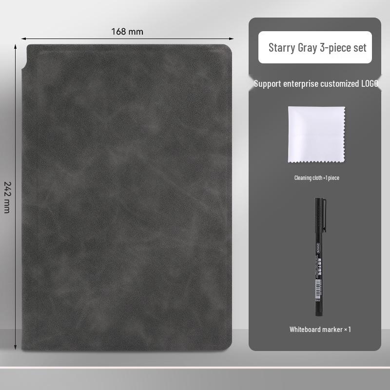 

Портативный блокнот-белая доска формата А5 с возможностью стирания - Складная настольная доска для сообщений и черновиков