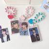 Love Heart Pendant Photo Photocard Frame Idol Card Display Protector  Card Decor