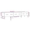 VidaXL Meuble TV noir 150x36x30 cm bois d'ingénierie 829157