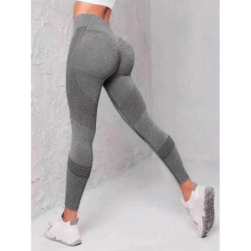 2023 Women's High-Waist Yoga Pants: Solid Color, Hip-Lifting, Fitness Style