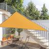 3x3x3M Foldable Waterproof Triangle Sunshade Sail Shed Outdoor Activities Backyard Sunshade Tent Camping Tent Beach Canopy