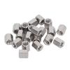 20 Pcs Hex Coupling Nut M8x1.25 L15mm 304 Stainless Steel Threaded Rod Connector for Bolts Studs