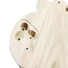 Unfinished Handcrafted Guitar Body Maple Wood Electric Guitar Body Guitar Barrel Replacement Parts Guitar DIY Accessory