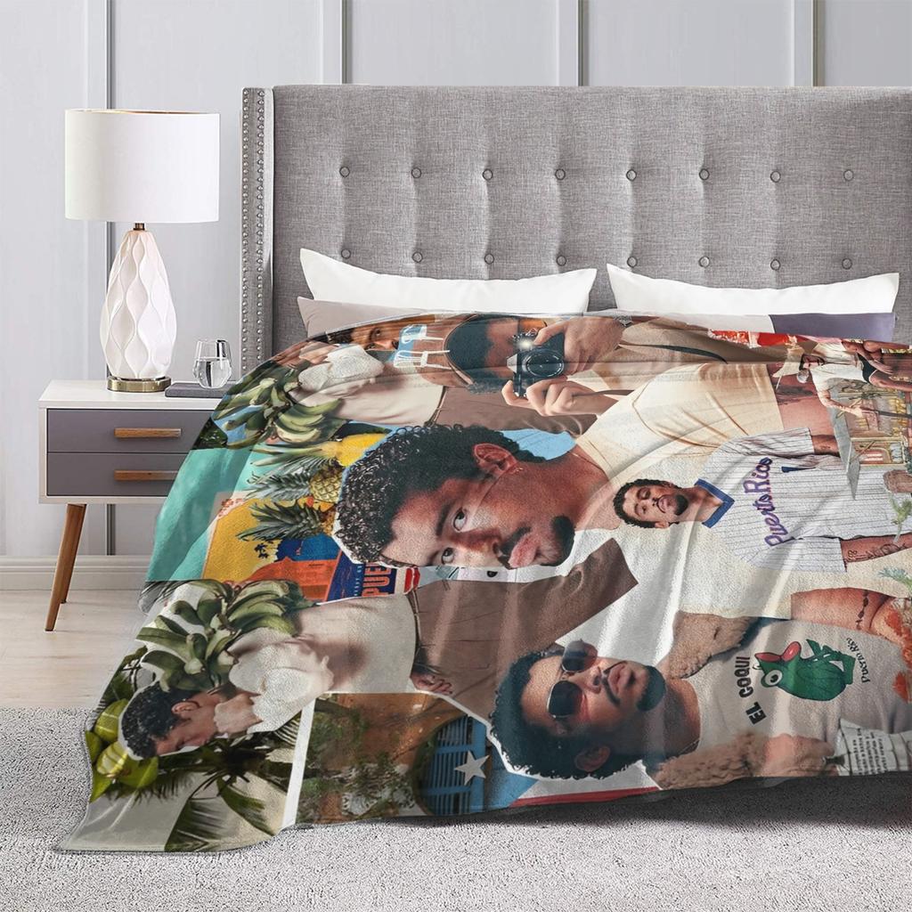 Bads Bunnys Debi Tirar Mas Fotos DTMF 2025 Blanket Super Soft Warm  Throw Blankets for Sofa 50x60 Inch Multi-size Rug Piece